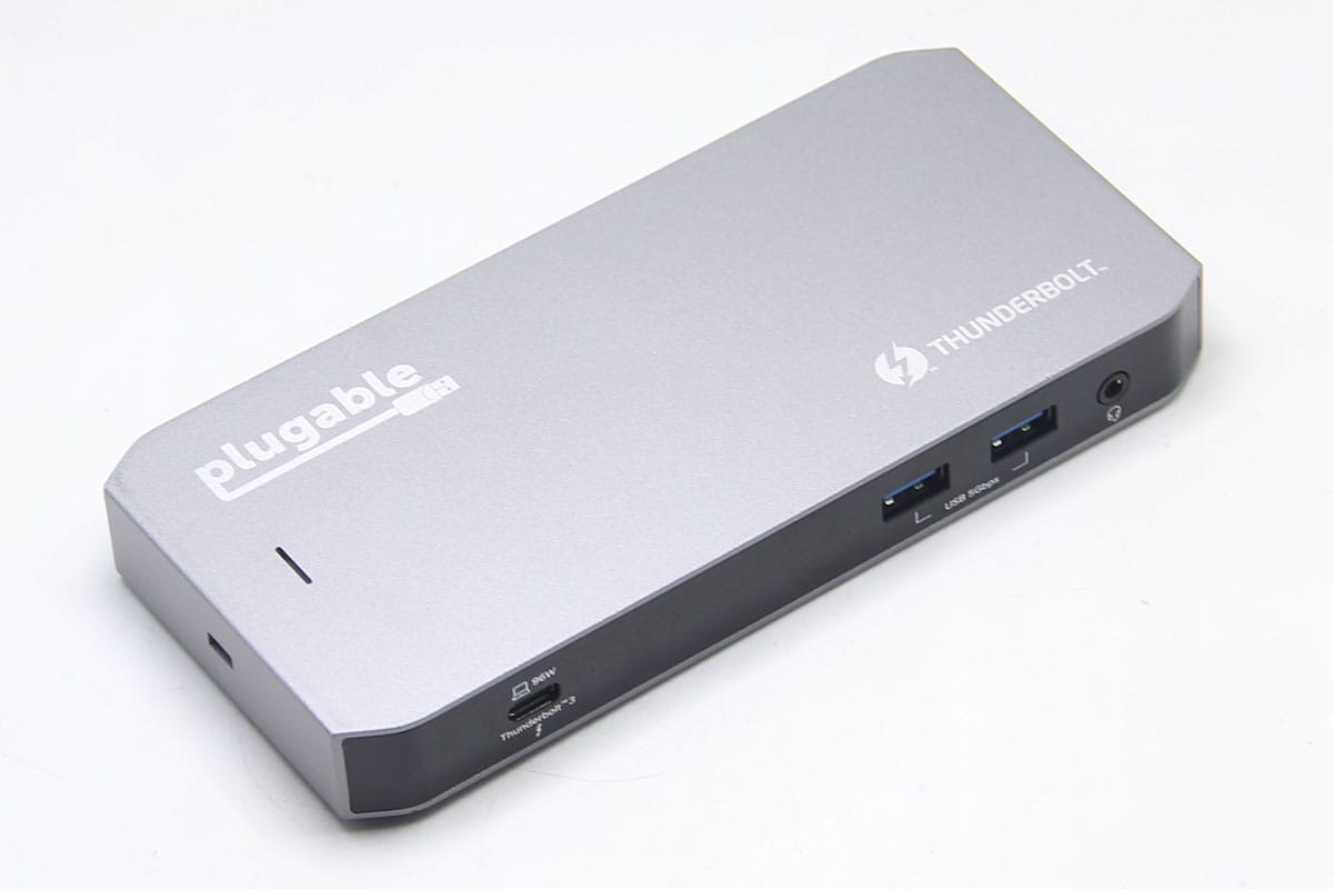 Plugable TBT3-UDC3 兼容雷电USB4全功能C扩展坞96瓦PD双4k Gen2 10G Mac