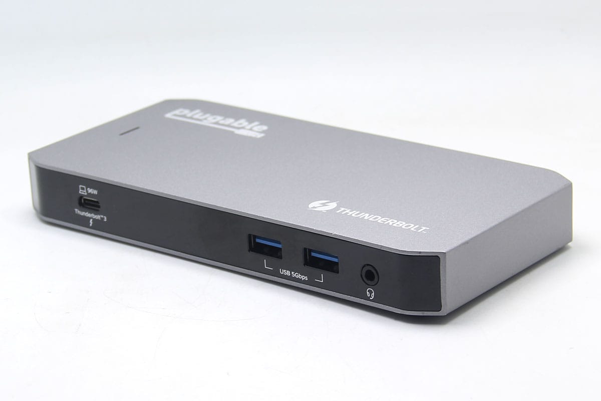 Plugable TBT3-UDC3 兼容雷电USB4全功能C扩展坞96瓦PD双4k Gen2 10G Mac