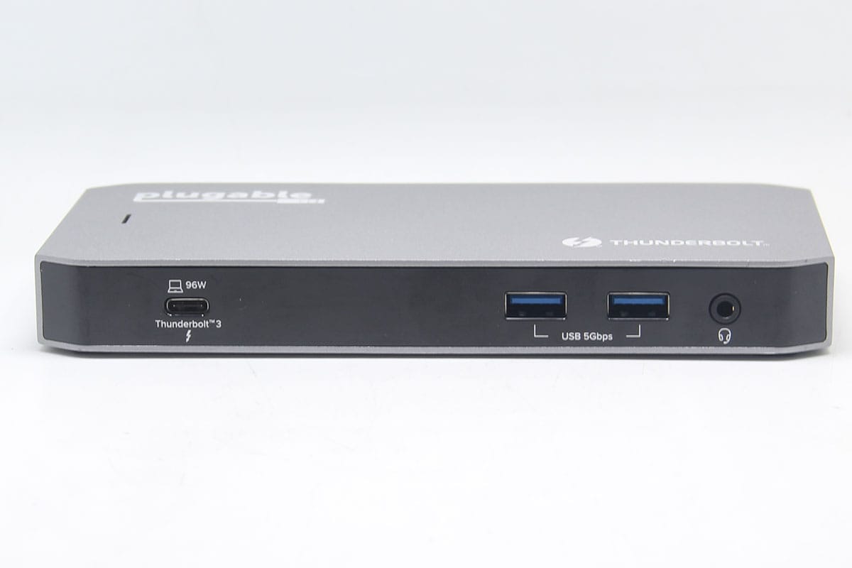Plugable TBT3-UDC3 兼容雷电USB4全功能C扩展坞96瓦PD双4k Gen2 10G Mac