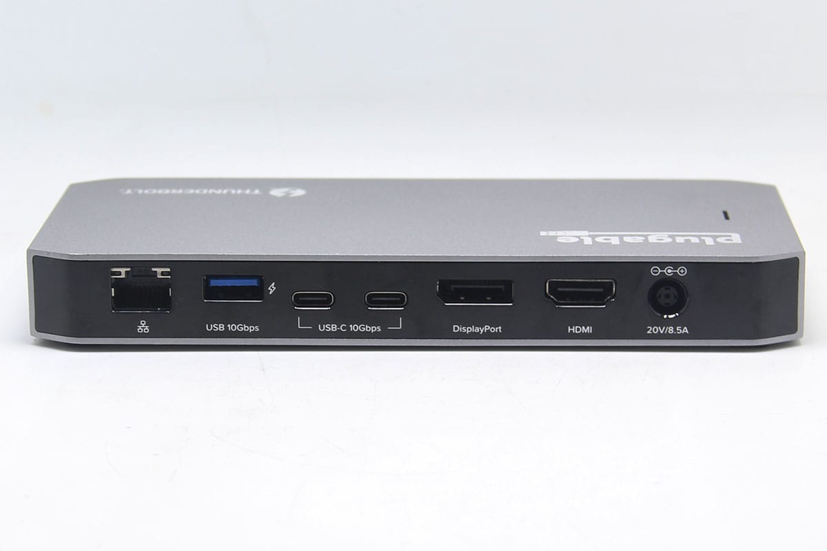 Plugable TBT3-UDC3 兼容雷电USB4全功能C扩展坞96瓦PD双4k Gen2 10G Mac