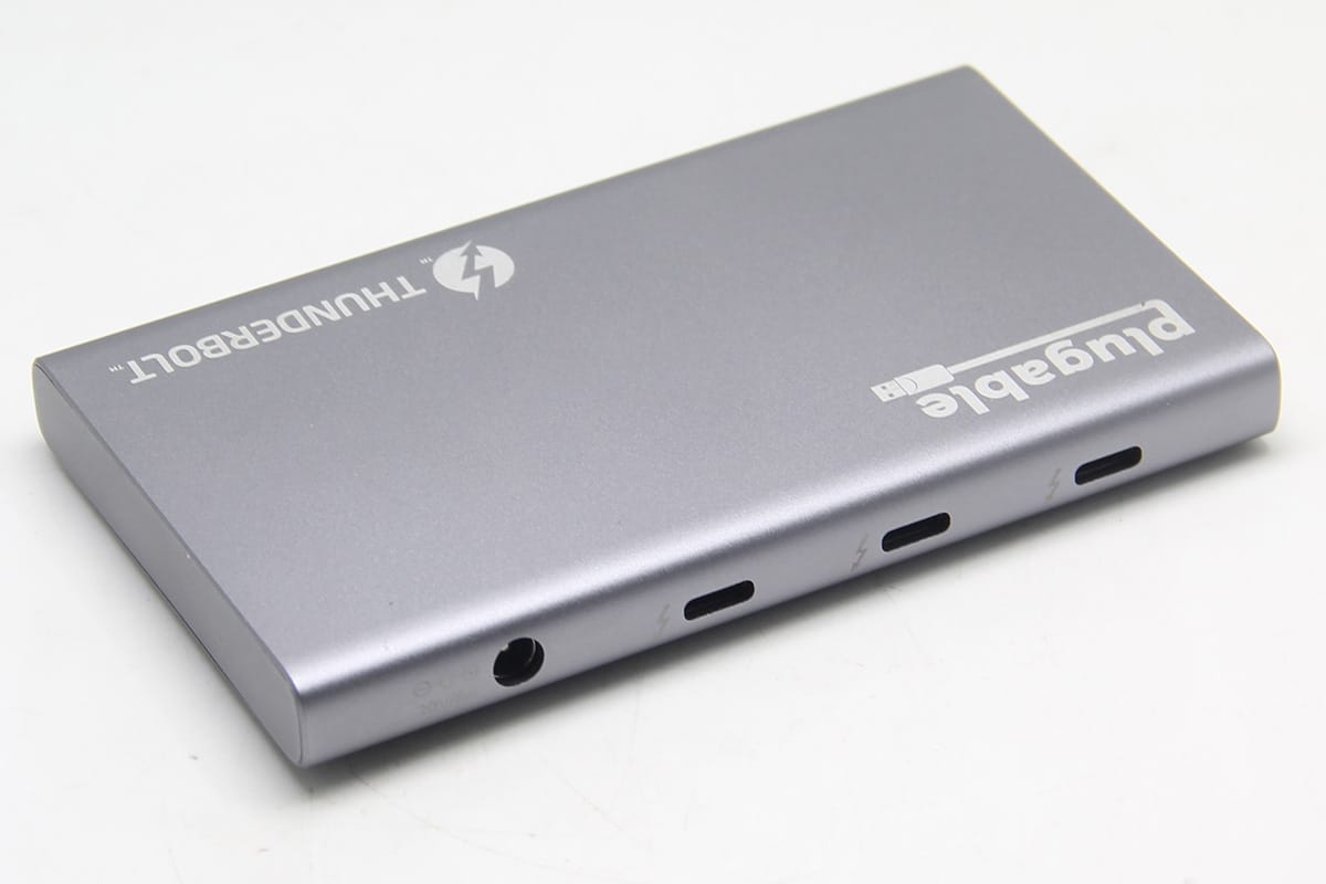 plugable USB4-HUB3A dock 1个雷电4扩3个雷电4 60瓦PD供电 USB3.2扩展坞