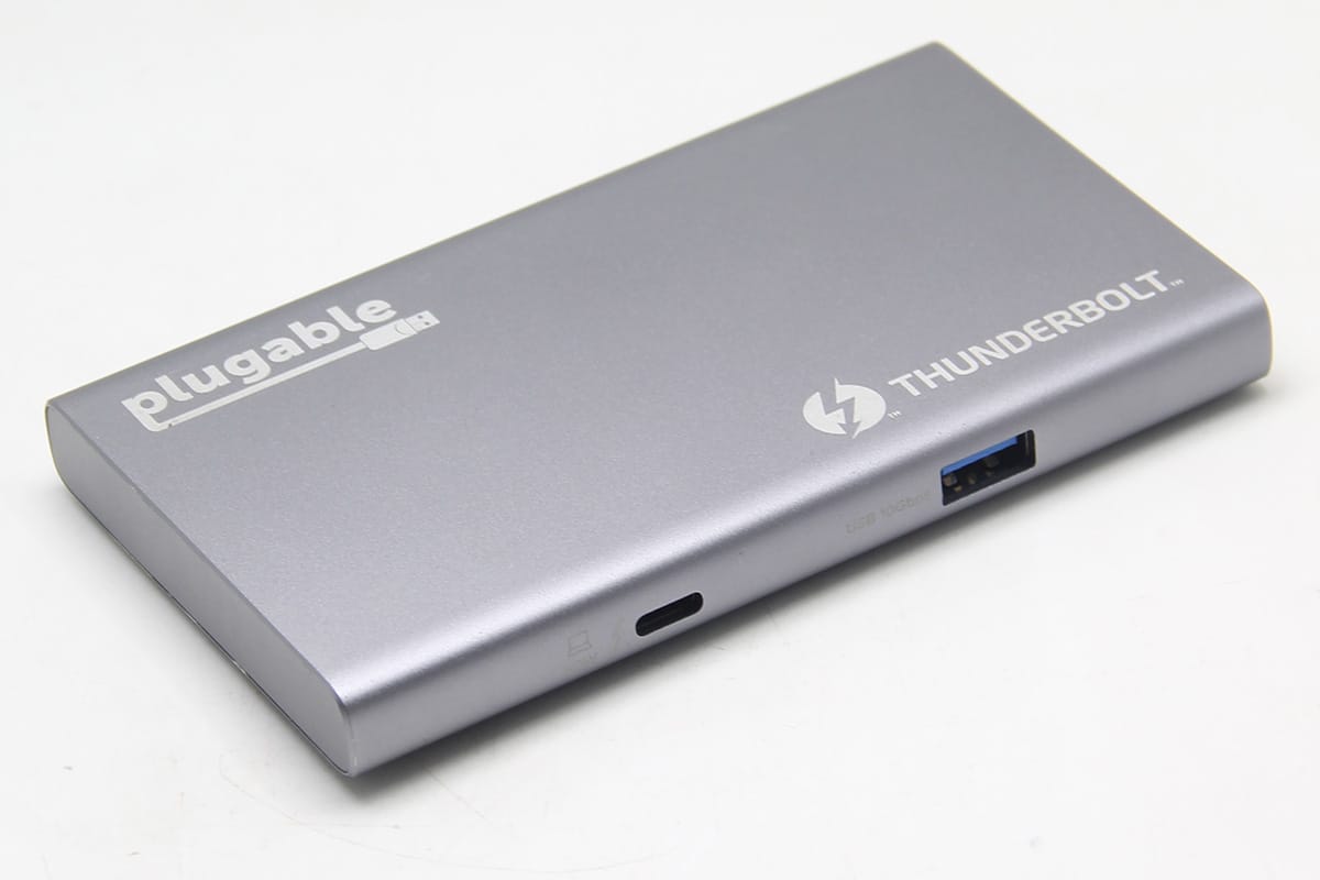 plugable USB4-HUB3A dock 1个雷电4扩3个雷电4 60瓦PD供电 USB3.2扩展坞