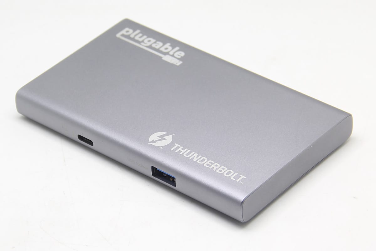 plugable USB4-HUB3A dock 1个雷电4扩3个雷电4 60瓦PD供电 USB3.2扩展坞