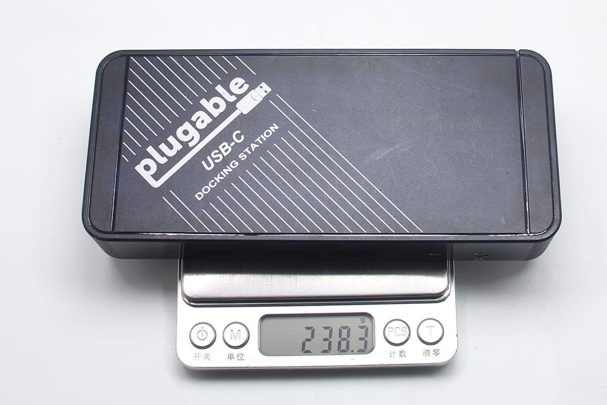 plugable全功能C usb-C扩展坞PD供电输出兼容雷电3/4电脑 安卓M1苹果外接网显USB