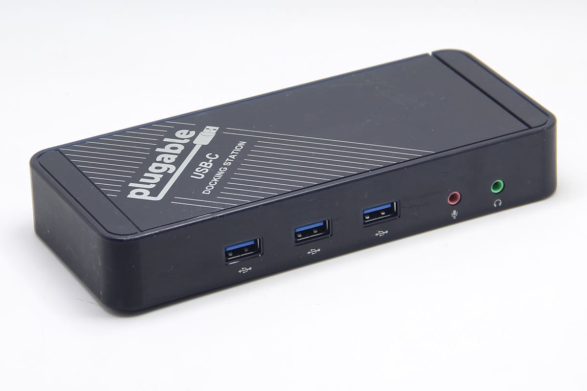plugable全功能C usb-C扩展坞PD供电输出兼容雷电3/4电脑 安卓M1苹果外接网显USB