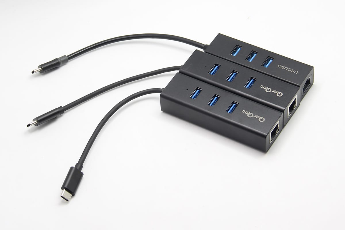 QacQoc UcoUso type-c转USB3.0 HUB RJ45 VGA HDMI适用Mac WIN