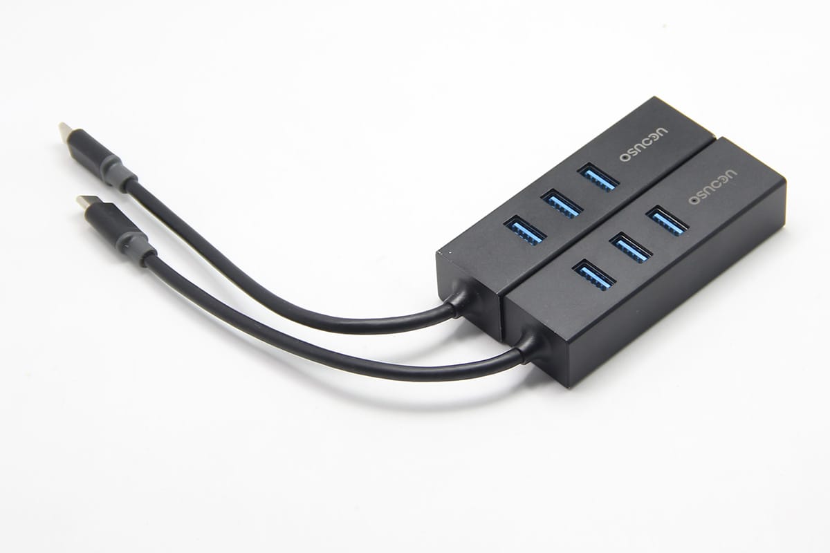 QacQoc UcoUso type-c转USB3.0 HUB RJ45 VGA HDMI适用Mac WIN