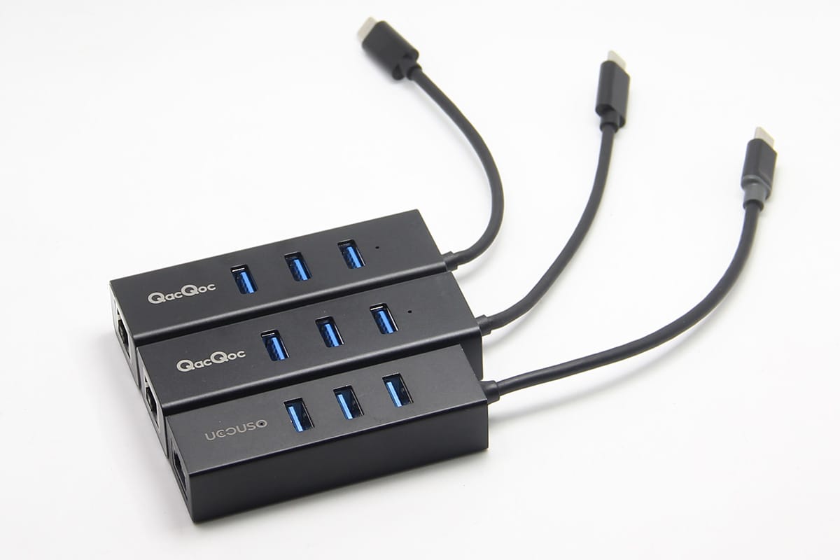 QacQoc UcoUso type-c转USB3.0 HUB RJ45 VGA HDMI适用Mac WIN