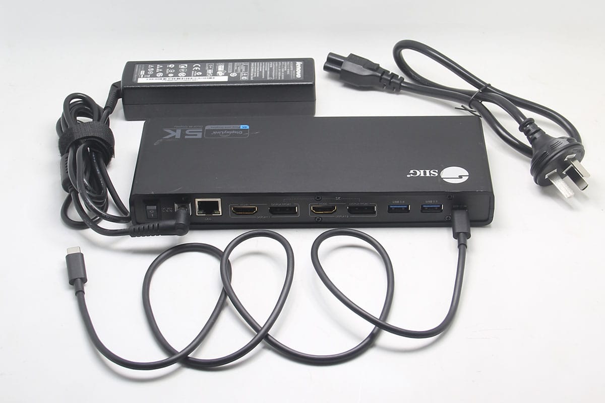 S2G通用型displaylink协议USB-C dock 扩展坞不输出PD供电双4K单5K千兆网卡