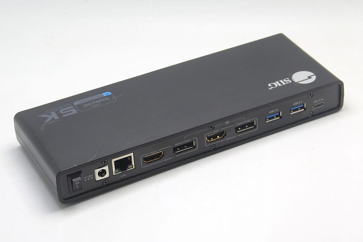 S2G通用型displaylink协议USB-C dock 扩展坞不输出PD供电双4K单5K千兆网卡