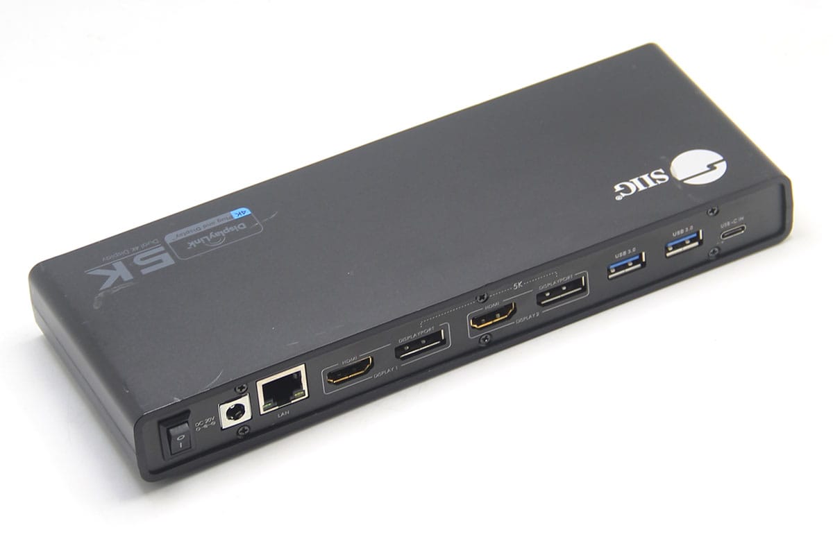 S2G通用型displaylink协议USB-C dock 扩展坞不输出PD供电双4K单5K千兆网卡