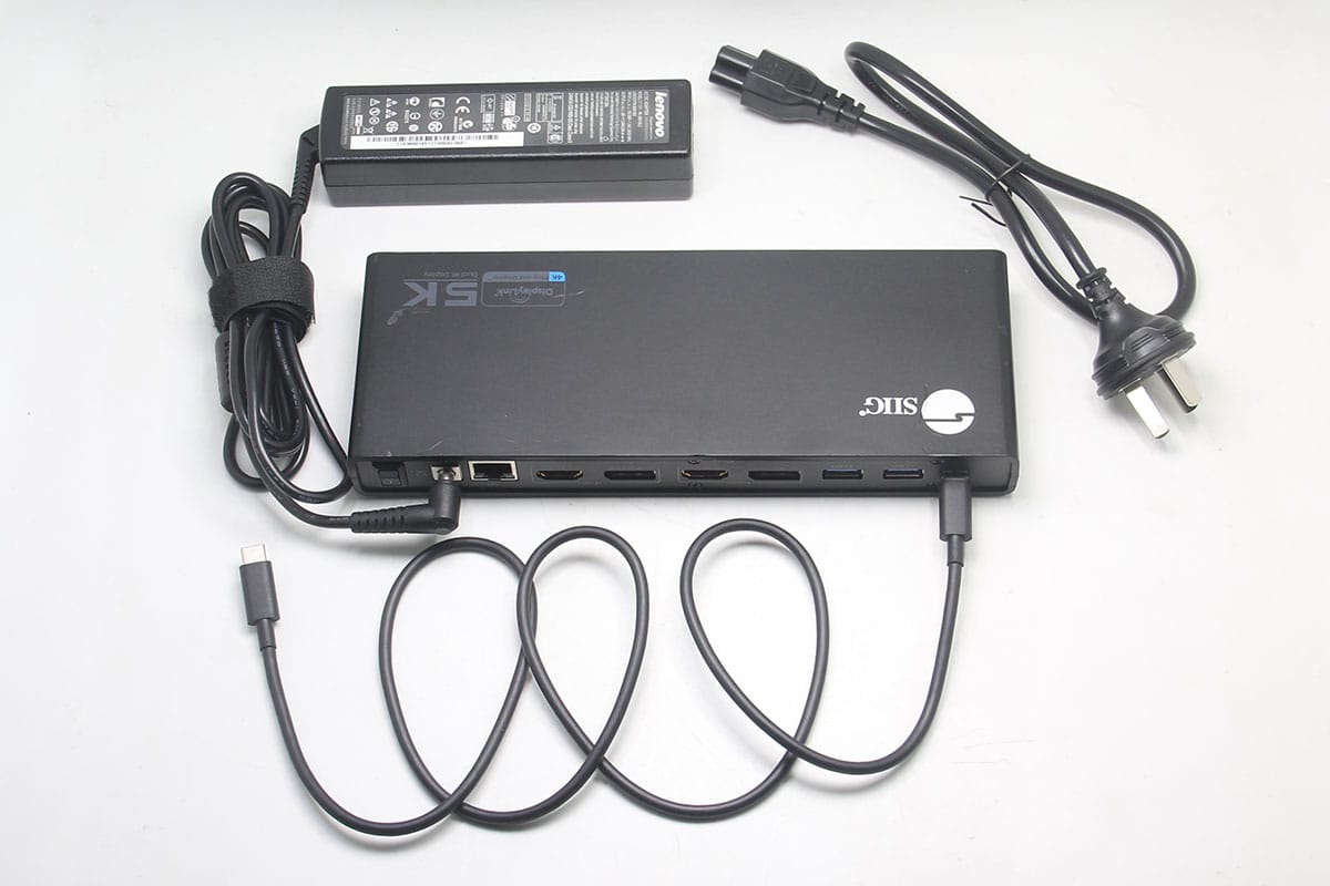 S2G通用型displaylink协议USB-C dock 扩展坞不输出PD供电双4K单5K千兆网卡