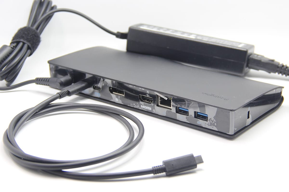SD4600P USB-C 双路 4K 通用扩展坞（60W 供电） - DP 和 HDMI - Win/Chrome/Mac