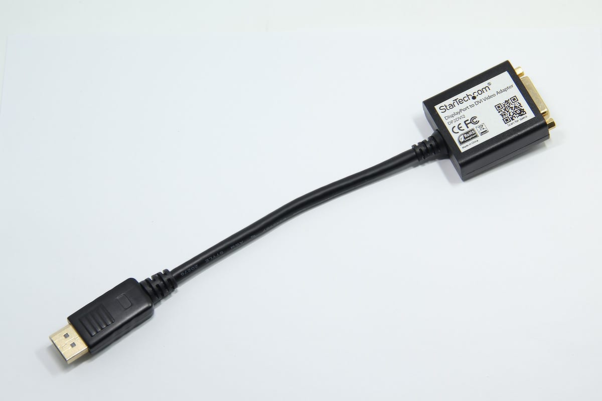 Startech.com 美国进口标准大DP转DVI电脑显示器转接线视频线video adapter