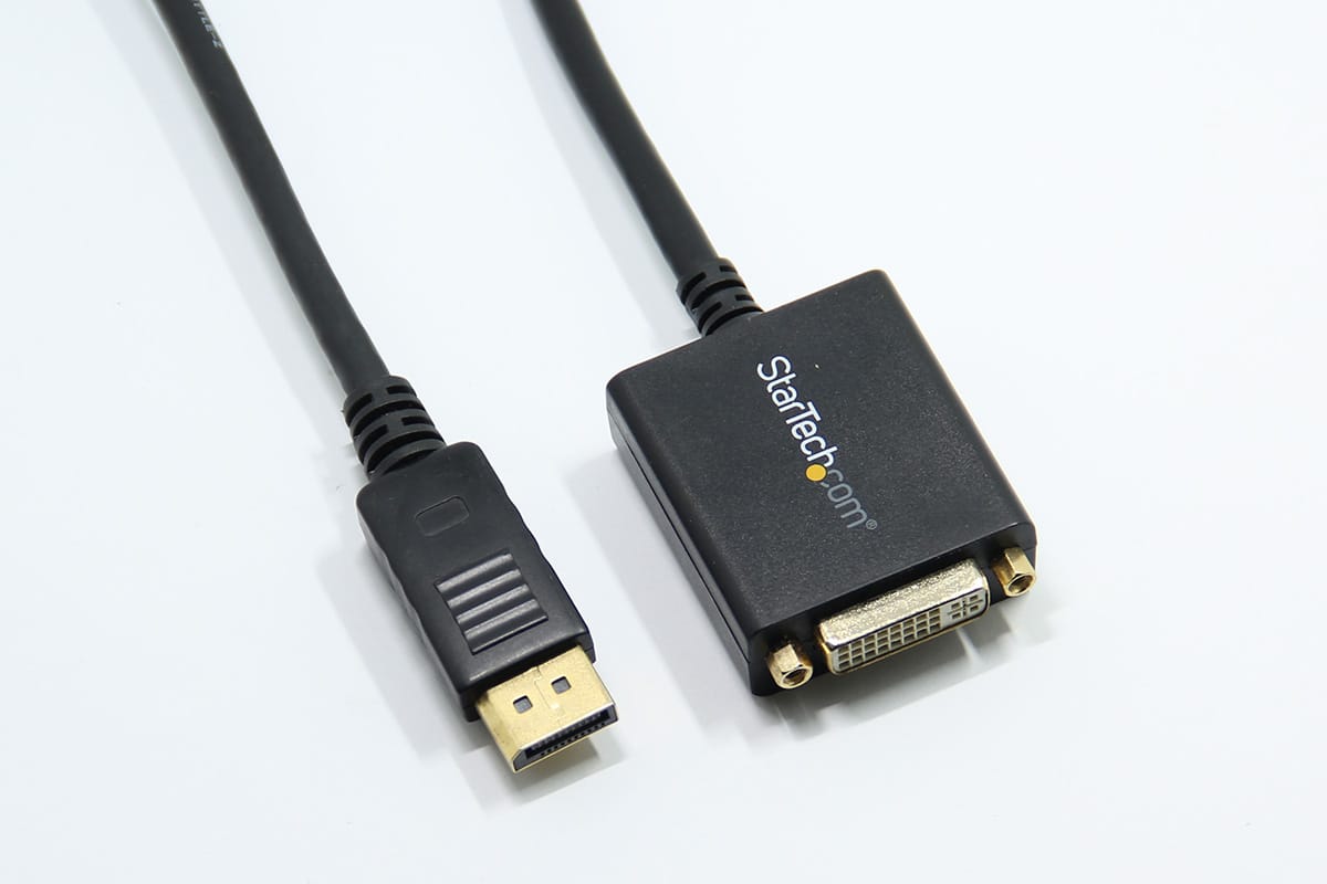 Startech.com 美国进口标准大DP转DVI电脑显示器转接线视频线video adapter