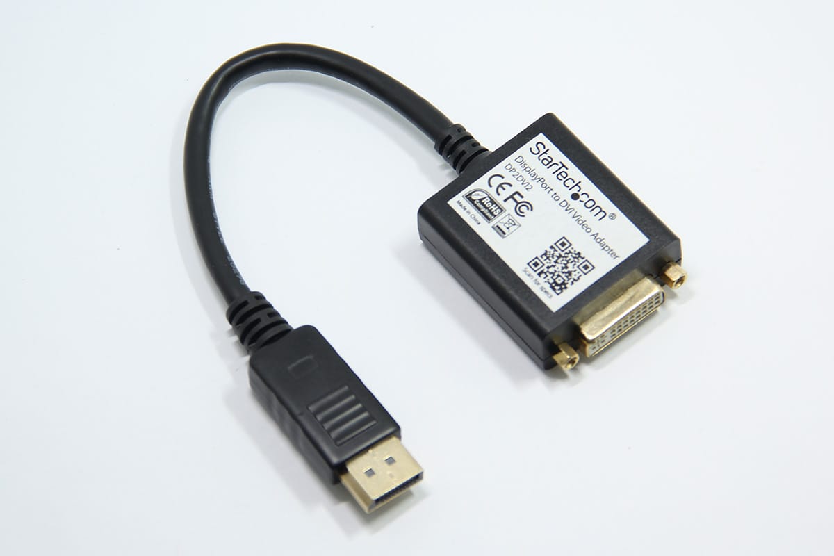 Startech.com 美国进口标准大DP转DVI电脑显示器转接线视频线video adapter