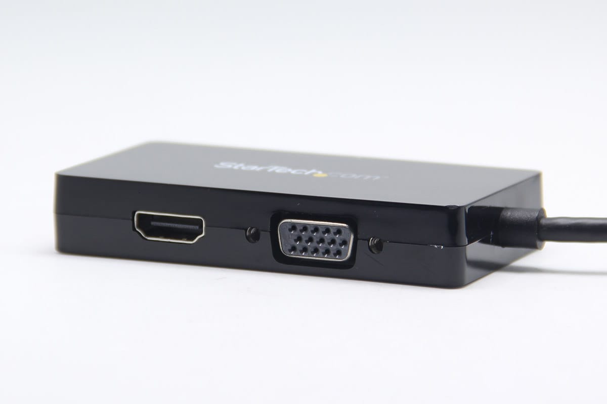 StarTech.com MDP2VGDVHD Mini DisplayPort 迷你dp雷电2转VGA/HDMI/DVI用于Mac surface外接显示器