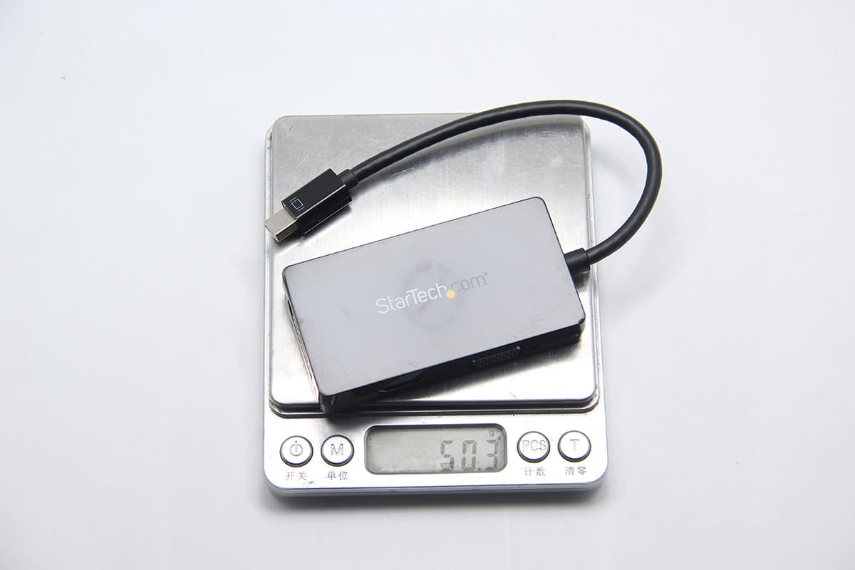 StarTech.com MDP2VGDVHD Mini DisplayPort 迷你dp雷电2转VGA/HDMI/DVI用于Mac surface外接显示器