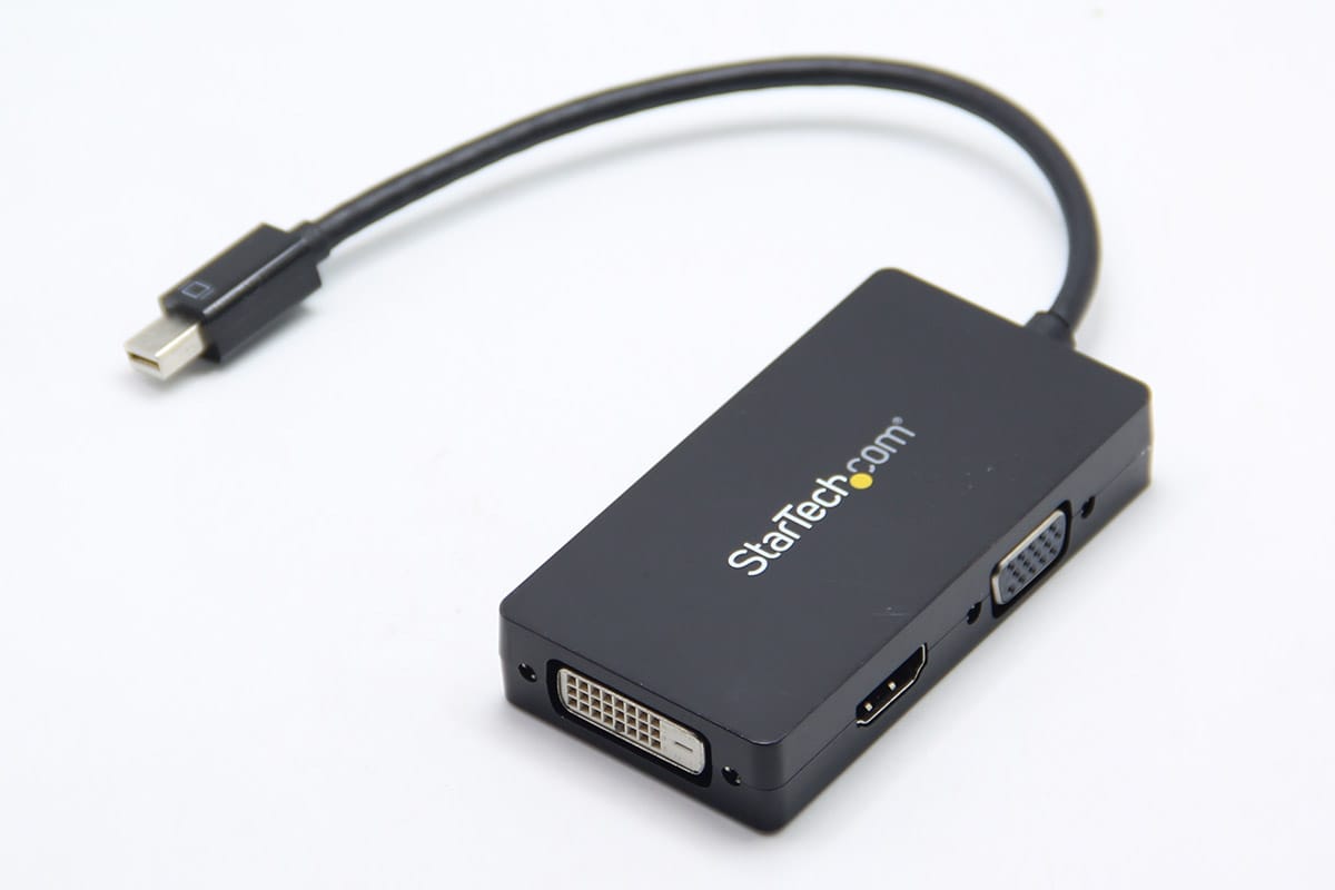 StarTech.com MDP2VGDVHD Mini DisplayPort 迷你dp雷电2转VGA/HDMI/DVI用于Mac surface外接显示器