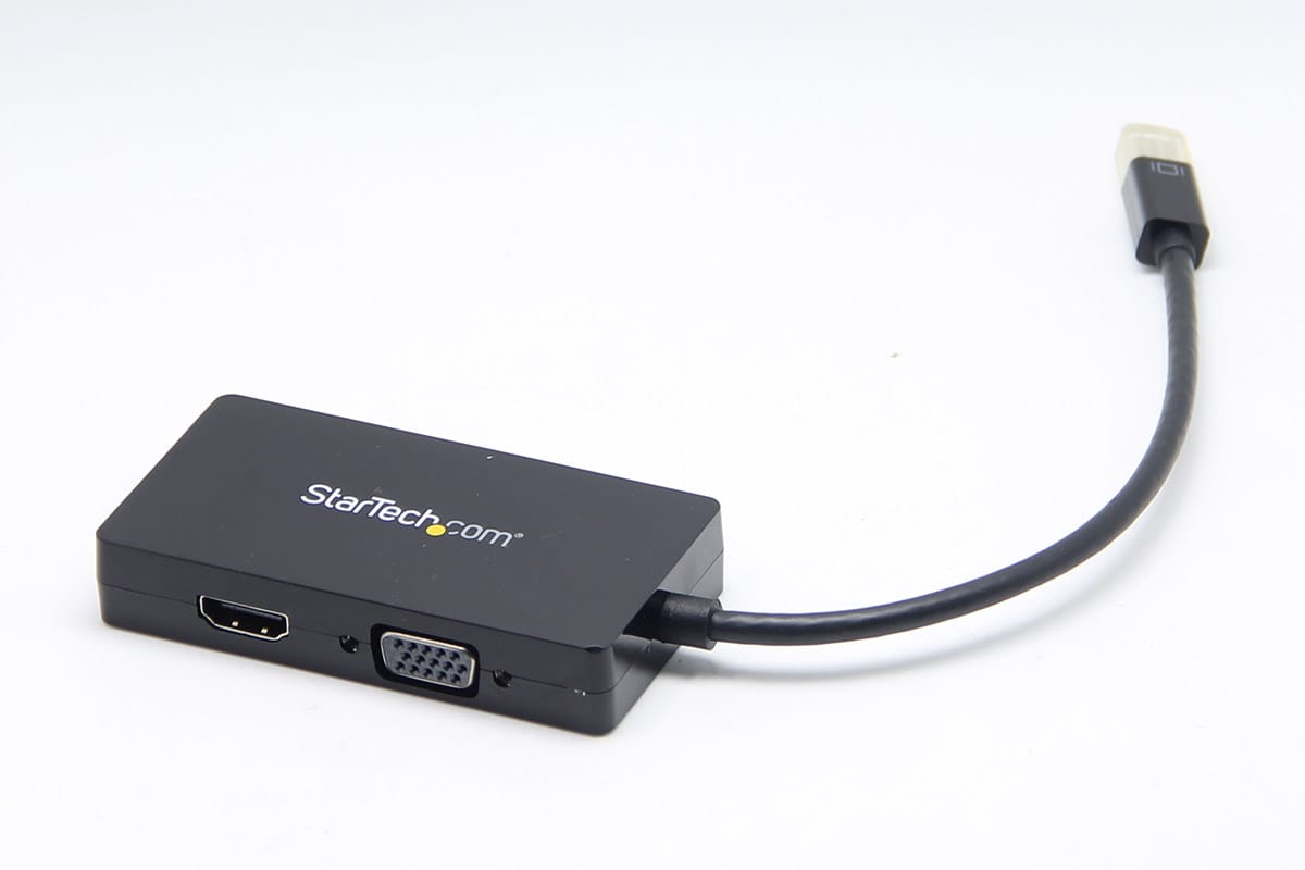 StarTech.com MDP2VGDVHD Mini DisplayPort 迷你dp雷电2转VGA/HDMI/DVI用于Mac surface外接显示器