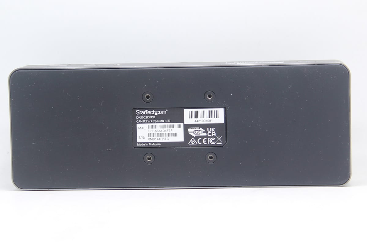 Startech DK30C2DPPD Displaylink通用型扩展坞 兼容多系统 扩双4K USB3.0 千兆网卡60瓦PD供电