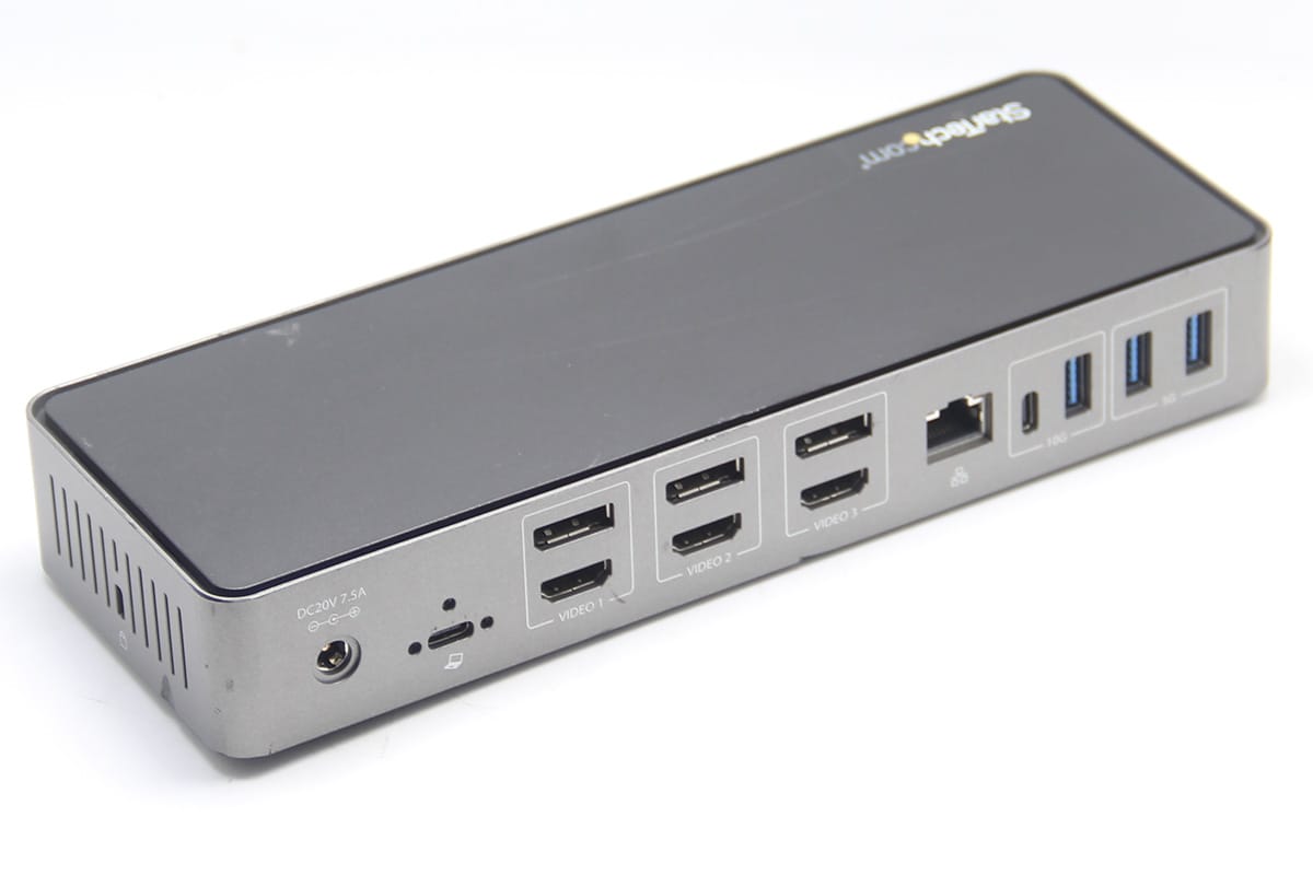Startech DK31C3HDPD通用型扩展坞 支持M1 M2外接3台4k 60hz displaylink 85瓦PD 10G gen2