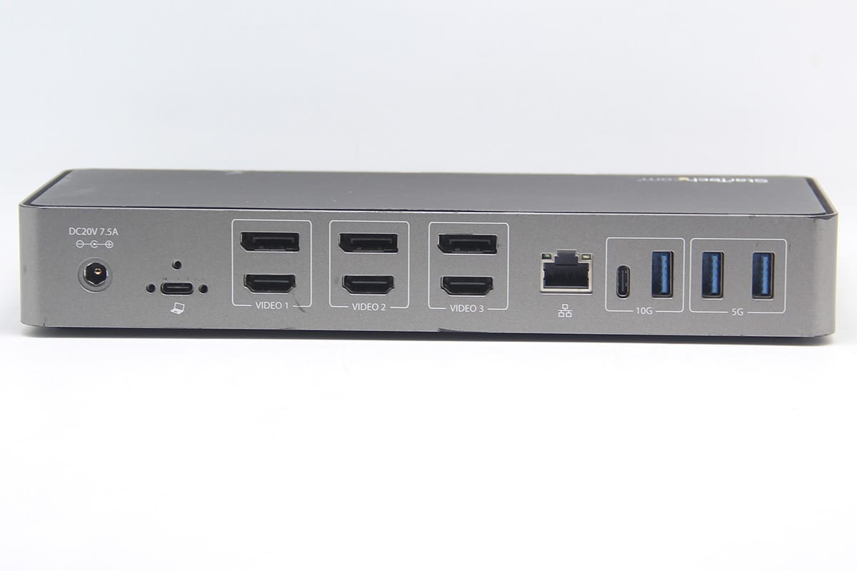 Startech DK31C3HDPD通用型扩展坞 支持M1 M2外接3台4k 60hz displaylink 85瓦PD 10G gen2