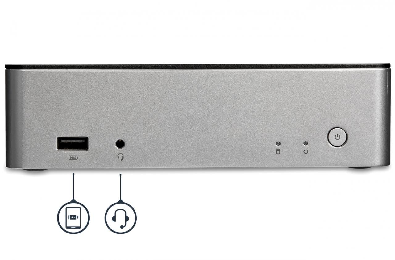 Startech MST30C2HDPPD PD60瓦充电内置SATA硬盘接口扩展坞支持win Mac千兆网卡 Startech MST30C2HDPPD PD60瓦充电内置SATA硬盘接口扩展坞支持win Mac千兆网卡
