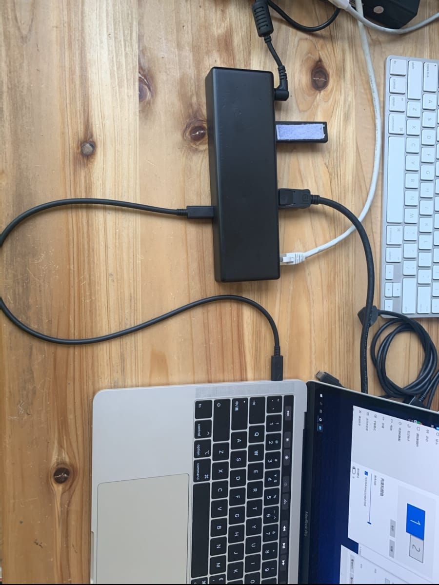 TDX-120B 雷电3 thunderbolt3 dock 87瓦扩展坞 苹果win通用dock