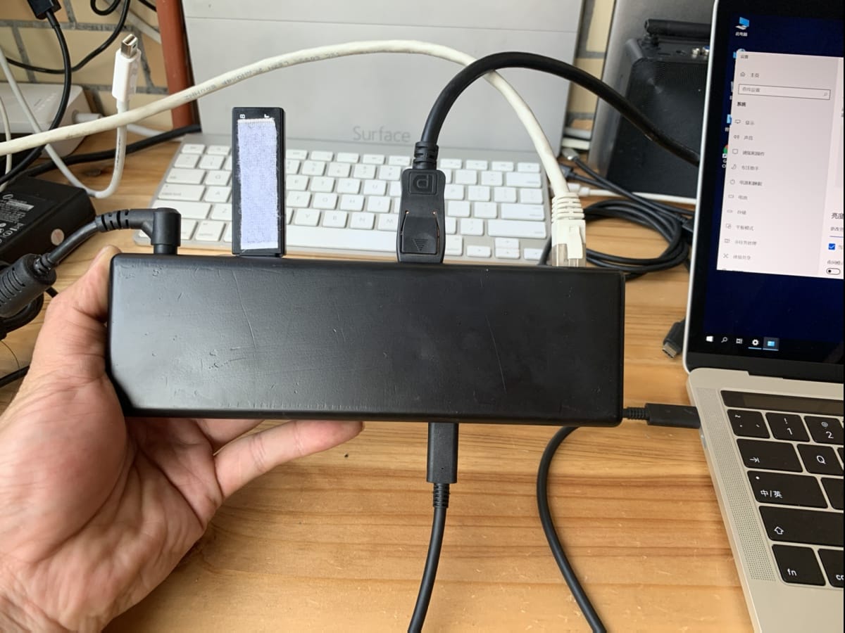 TDX-120B 雷电3 thunderbolt3 dock 87瓦扩展坞 苹果win通用dock
