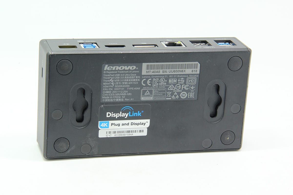 ThinkPad USB 3.0高级专业型扩展坞4K显示DP高清HDMI千兆网卡40A80045CN