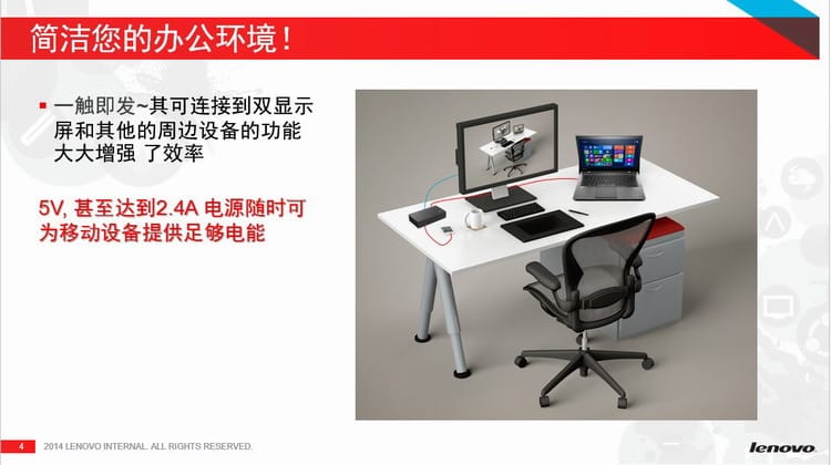 ThinkPad USB 3.0高级专业型扩展坞4K显示DP高清HDMI千兆网卡40A80045CN