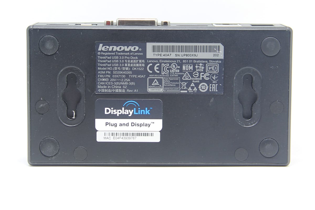 ThinkPad usb3.0 pro dock 40A70045CN 专业型 DK1522 桌面扩展坞多屏 ThinkPad usb3.0 pro dock 40A70045CN 专业型 DK1522 桌面扩展坞多屏