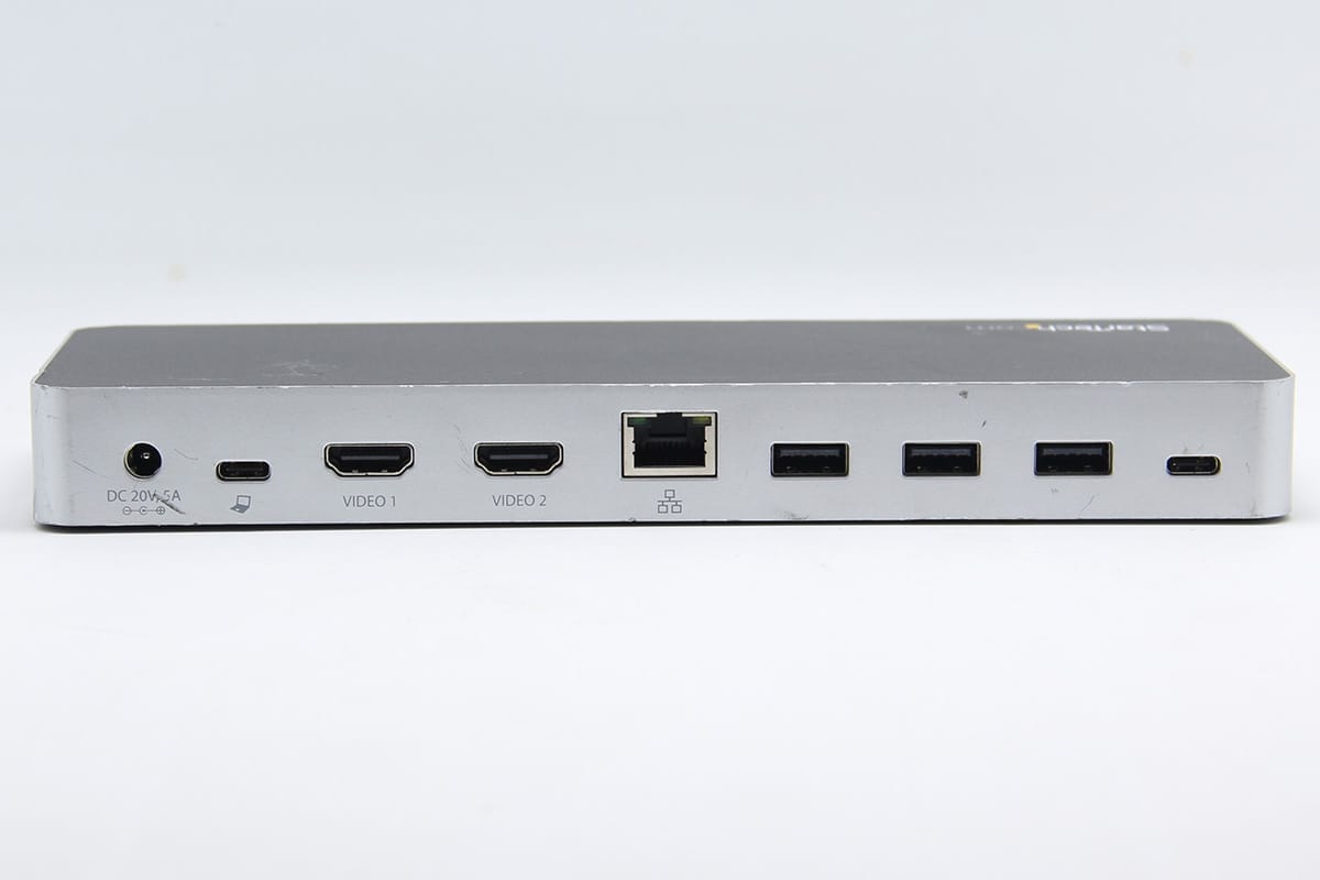 thinkpad xps surface 反向PD2.0供电60W 扩展坞外接显示器USB网卡 Dual-Monitor USB-C Dock for Windows® - 5x USB 3.0 Ports