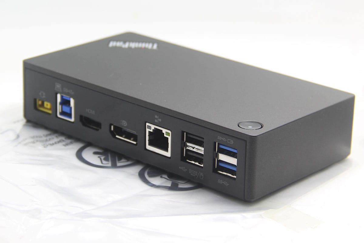 ThinkPad办公多接口扩展坞40A8安卓/Mac/Win通用会议炒股双屏 DP HDMI
