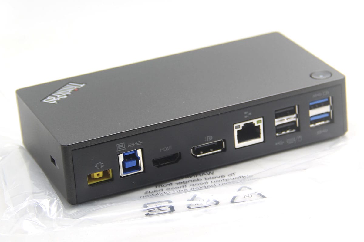ThinkPad办公多接口扩展坞40A8安卓/Mac/Win通用会议炒股双屏 DP HDMI