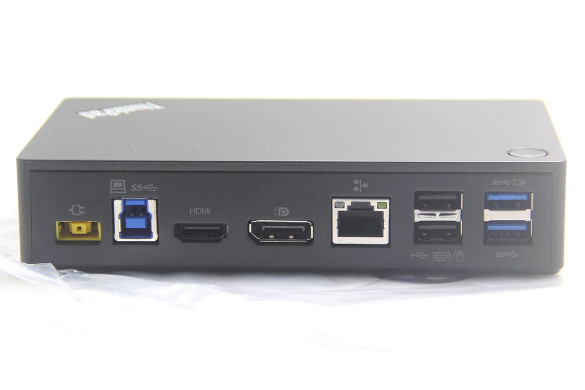 ThinkPad办公多接口扩展坞40A8安卓/Mac/Win通用会议炒股双屏 DP HDMI