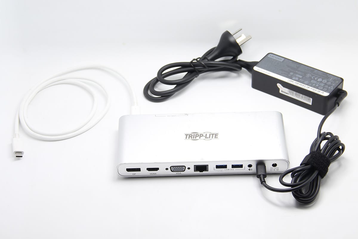 TRIPP.LITE U442-DOCK4-S 雷电3 TYPE-C反向PD充电扩展坞外接4K Mac thinkpad DELL HP iPad pro dock