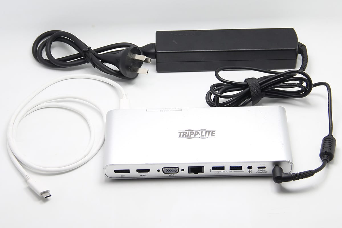 TRIPP.LITE U442-DOCK4-S 雷电3 TYPE-C反向PD充电扩展坞外接4K Mac thinkpad DELL HP iPad pro dock