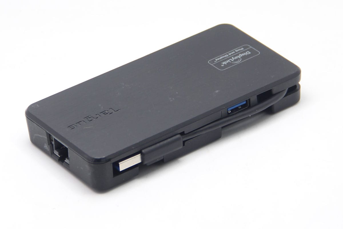 USB 3.0 & USB-C Dual Video Travel Docking Station便携式扩展坞VGA/HDMI 2个USB3.0 千兆网卡适用于win Mac m1电脑