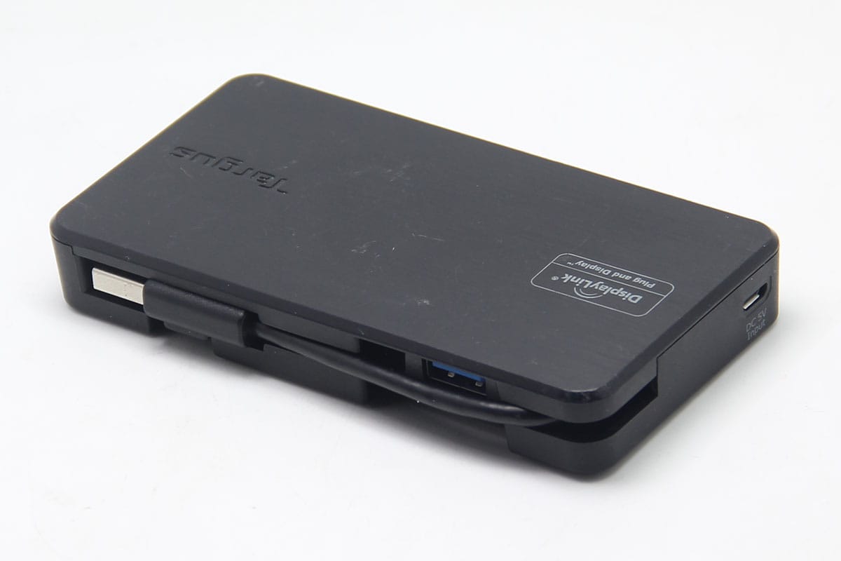 USB 3.0 & USB-C Dual Video Travel Docking Station便携式扩展坞VGA/HDMI 2个USB3.0 千兆网卡适用于win Mac m1电脑