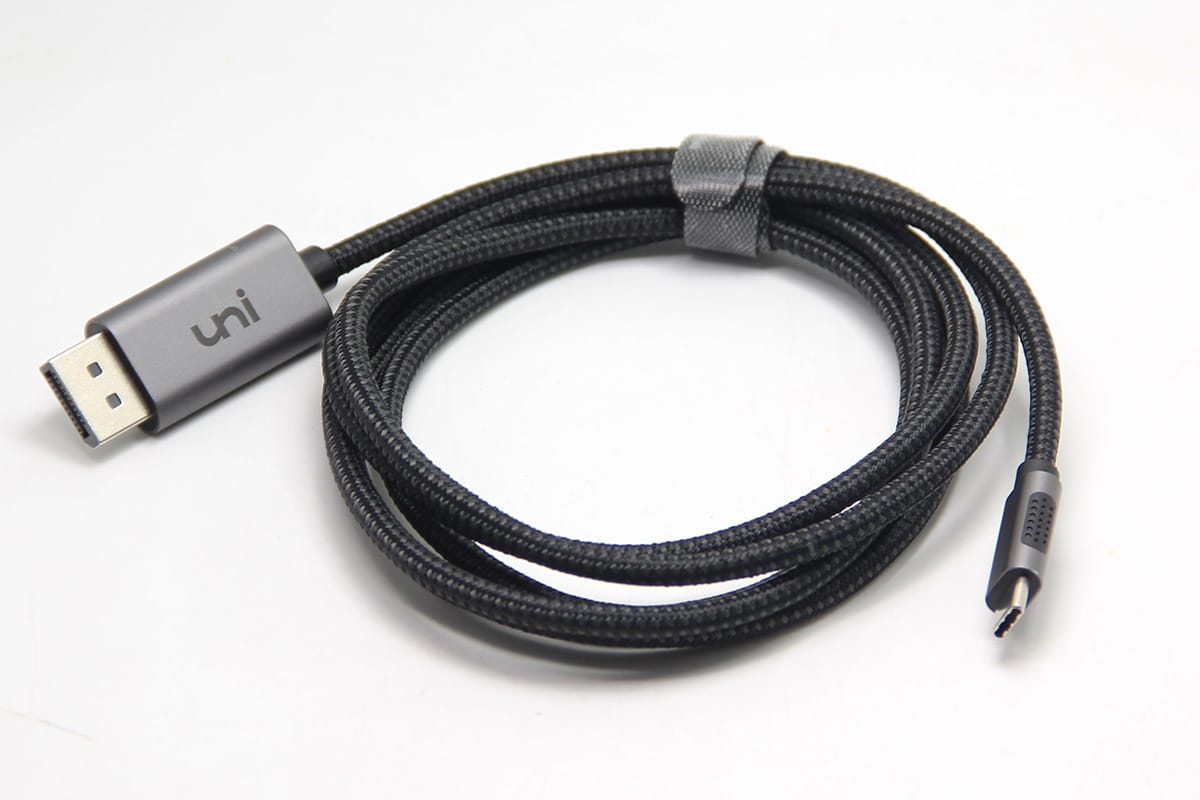 USB-C 至 DisplayPort 线缆(4K@60Hz,2K@165Hz), Thunderbolt 3适用于 MacBook Pro、MacBook Air/iPad Pro 2020/2018 ，戴尔XPS，thinkpad笔记本