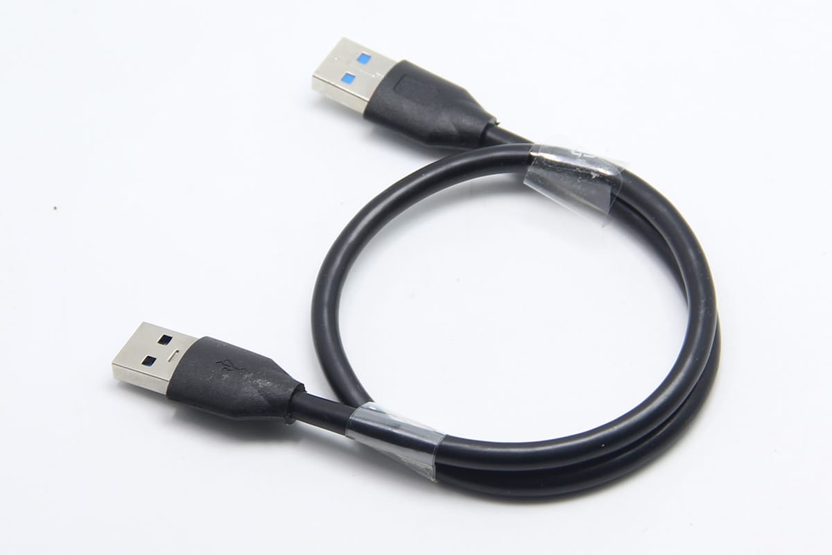 USB3.0 A-A 公对公刷机数据线40厘米纯铜屏蔽线 移动硬盘数据线 笔记本电脑散热器供电线