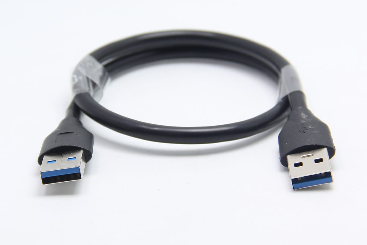 USB3.0 A-A 公对公刷机数据线40厘米纯铜屏蔽线 移动硬盘数据线 笔记本电脑散热器供电线