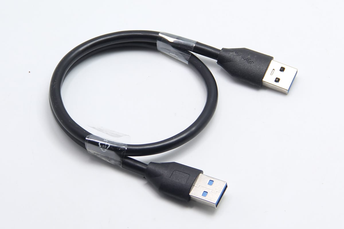 USB3.0 A-A 公对公刷机数据线40厘米纯铜屏蔽线 移动硬盘数据线 笔记本电脑散热器供电线