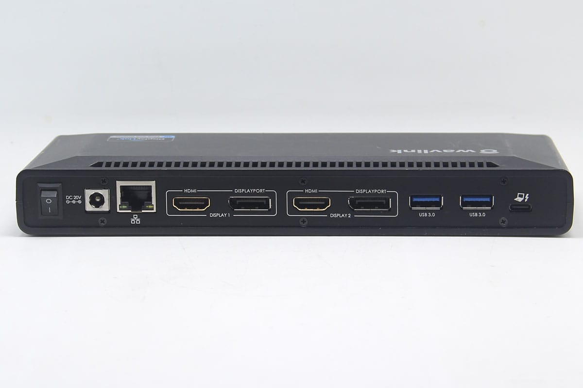 Wavlink双HDMI/DP显示器4K@60Hz通用13合1扩展坞100瓦PD供电USB-C