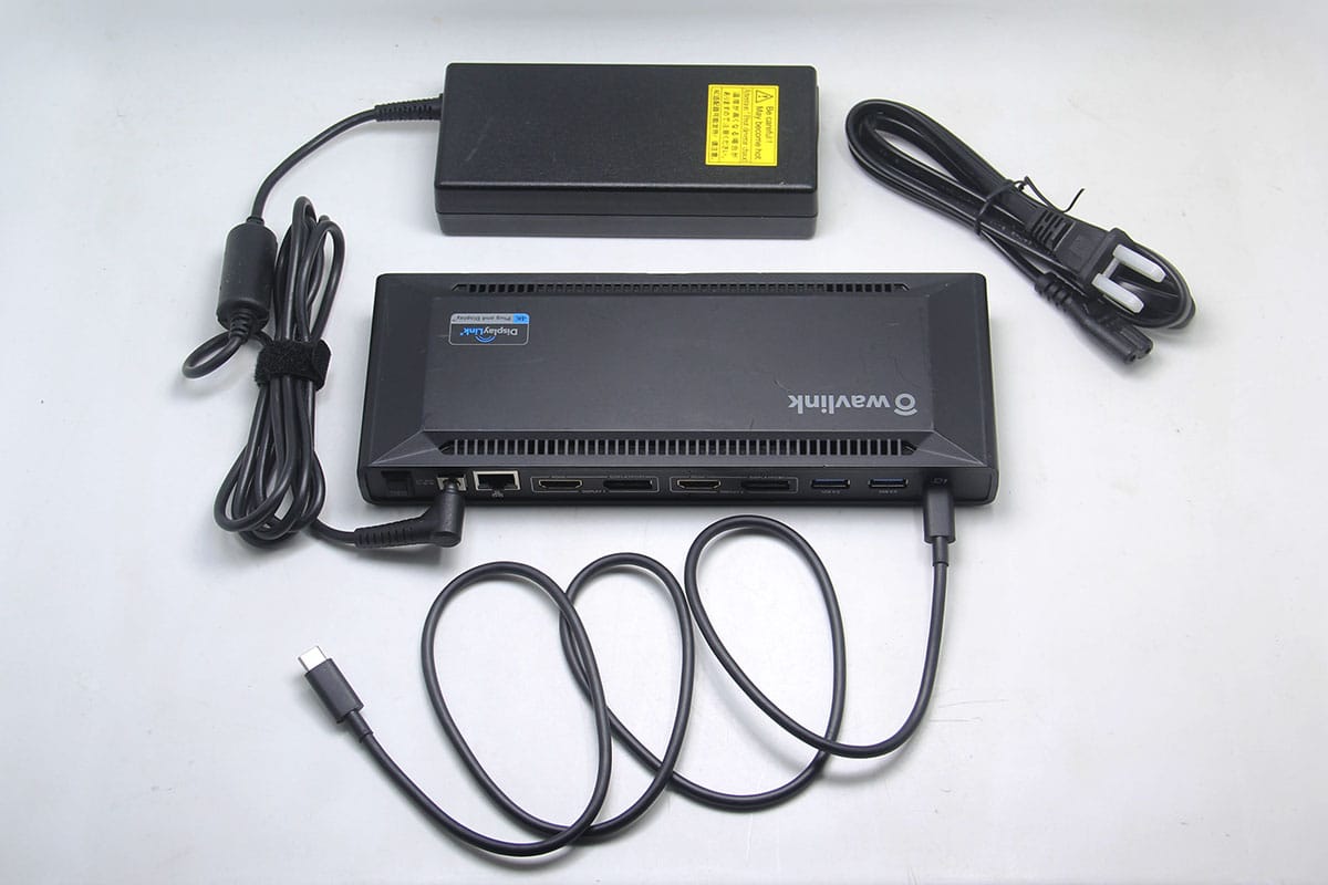 Wavlink双HDMI/DP显示器4K@60Hz通用13合1扩展坞100瓦PD供电USB-C
