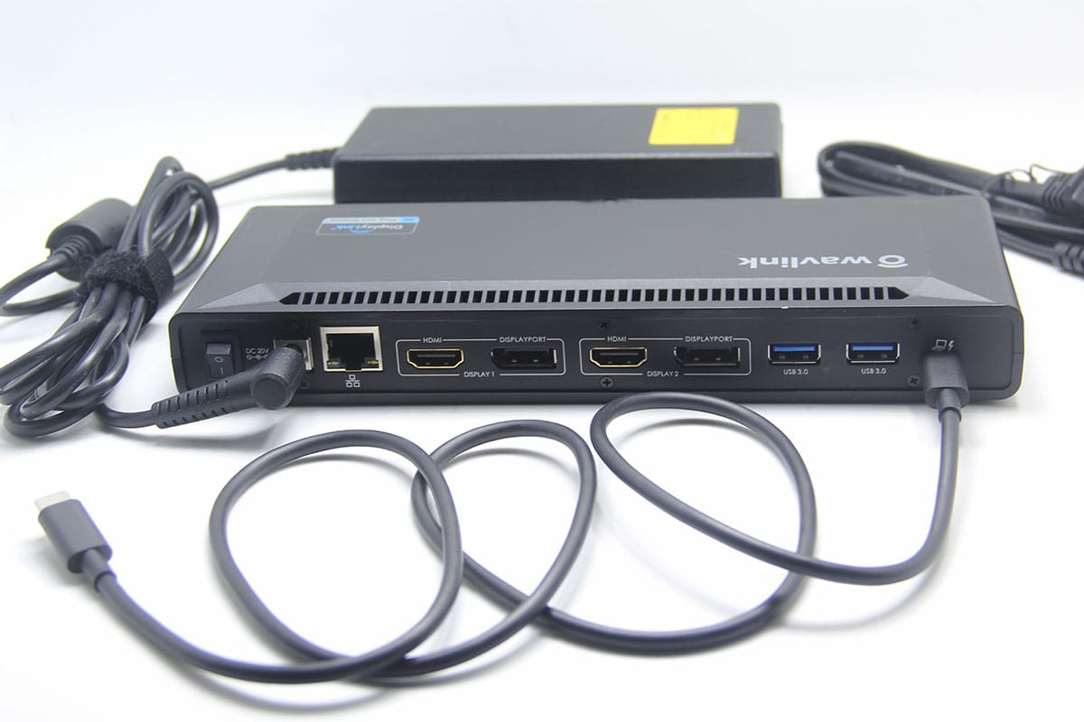 Wavlink双HDMI/DP显示器4K@60Hz通用13合1扩展坞100瓦PD供电USB-C