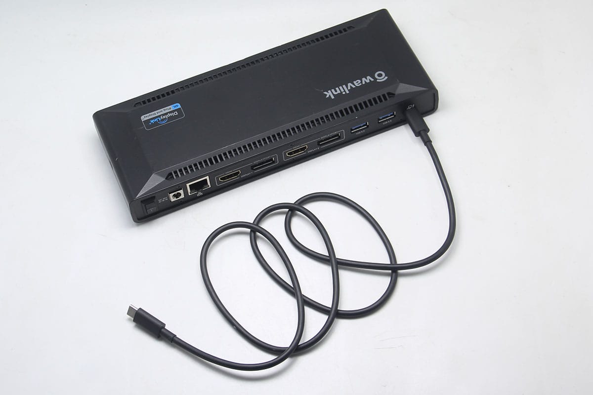 Wavlink双HDMI/DP显示器4K@60Hz通用13合1扩展坞100瓦PD供电USB-C