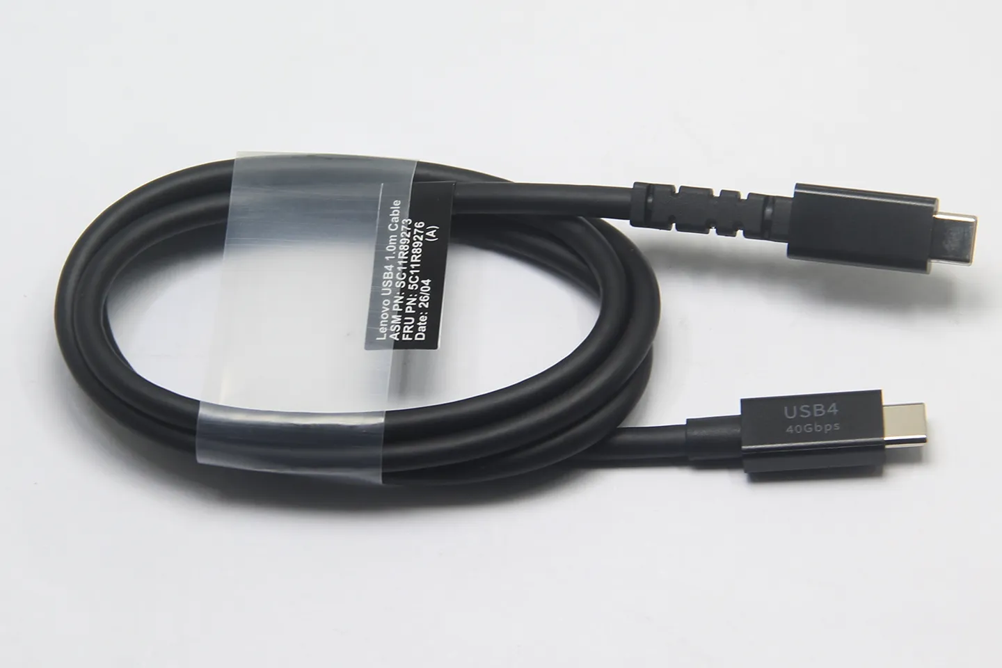 原装联想 ThinkPad USB4 Smart Dock 5500/5000扩展坞专用线 原配线 1米长 50V 5A 240瓦 40G数据线 显示器连接线 充电线